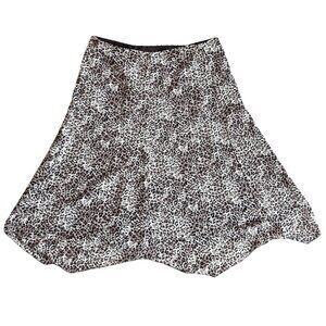 PLUS SIZE Emma James (A Liz Clairborne Company) Leopard Print Midi Skirt